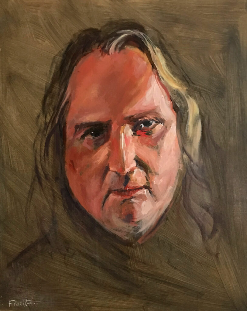 Anthony Rozankovic 03-12-2024 huile sur panneau 11x14po, 